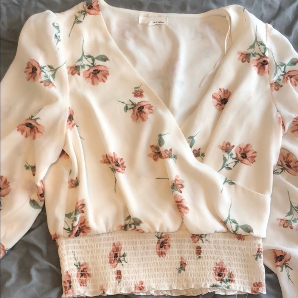 June and Hudson Floral Top